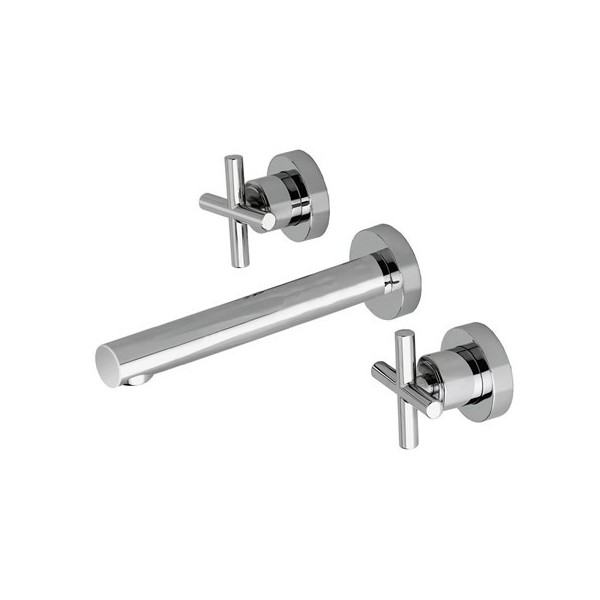 Tres Bimax Tres bateria umywalkowa podtynkowa wylewka 250 mm
