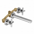 Tres Bimax Tres bateria umywalkowa podtynkowa wylewka 250 mm