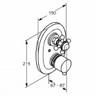 Kludi Adlon bateria podtynkowa z termostatem