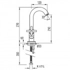 Tres Bimax Tres bateria umywalkowa 163103