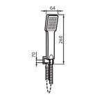 Vedo Mito kompletny zestaw wannowy podtynkowy VBM3231