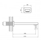Vedo Mito kompletny zestaw wannowy podtynkowy VBM3231