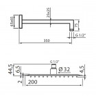 Vedo Mito kompletny zestaw wannowy podtynkowy VBM3231/20
