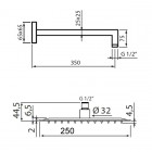 Vedo Mito kompletny zestaw wannowy VBM3233/25