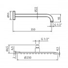 Vedo Cento kompletny zestaw prysznicowy VBC1223/25