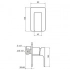 Vedo Mito kompletny zestaw prysznicowy VBM3222