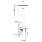 Vedo Sette kompletny zestaw prysznicowy VBS7221