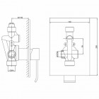 Kohlman Axis kompletny zestaw prysznicowy QW220NQ