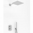 Kohlman Foxal kompletny zestaw prysznicowy termostatyczny podtynkowy QW432FQ
