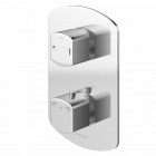 Kohlman Foxal kompletny zestaw prysznicowy termostatyczny podtynkowy QW432FQ