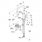 Kludi Pure&Solid bateria umywalkowa 100 342920575