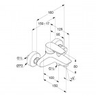 Kludi Pure&Solid bateria wannowa 346810575