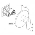 Kludi Pure&Solid bateria natryskowa podtynkowa 346550575