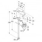 Kludi Pure&Style bateria umywalkowa 75 403820575