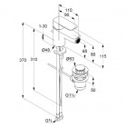 Kludi Pure&Style bateria bidetowa 402160575