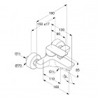 Kludi Pure&Style bateria wannowa 406810575