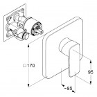 Kludi Pure&Style bateria natryskowa podtynkowa 406550575