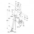 Kludi Pure&Easy bateria umywalkowa 70 do bezciśnieniowych urządzeń grzewczych 372760565