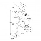 Kludi Pure&Easy bateria bidetowa 375339165