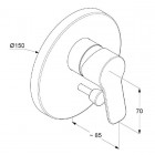 Kludi Pure&Easy bateria wannowo-natryskowa podtynkowa 374190565