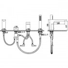 Kohlman Proxima bateria wannowa stojąca 4-otworowa