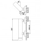 Kohlman Proxima bateria prysznicowa ścienna