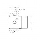 Kludi element podtynkowy do baterii wannowo-natryskowej 38636