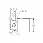 Kludi element podtynkowy do baterii natryskowej 38828