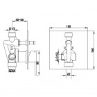 Kohlman Gixs bateria wannowo-prysznicowa podtynkowa QW210G