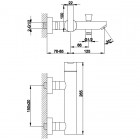 Kohlman Gixs bateria prysznicowa QW120G
