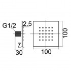 M&Z MZ3 kompletny zestaw prysznicowy termostatyczny MZ3ZES40