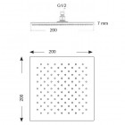 Vicario Quadra kompletny zestaw prysznicowy TQZES20