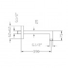 Vicario Quadra kompletny zestaw prysznicowy TQZES30