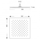 Vicario Quadra kompletny zestaw prysznicowy TQZES30