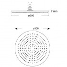 Vicario Ovale kompletny zestaw prysznicowy TOZES30