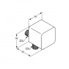 Kludi A-QA przyłącze kątowe