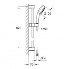 Grohe Tempesta Cosmopolitan 100 zestaw prysznicowy 27786002