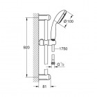 Grohe Tempesta 100 zestaw prysznicowy 27646001