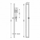 Tres zestaw natryskowy Cuadro-Mini