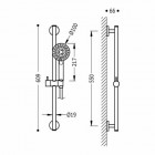 Tres zestaw natryskowy Minimal