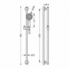 Tres zestaw natryskowy Minimal
