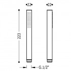 Tres Cuadro słuchawka prysznicowa 00663901