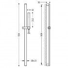 Tres Project Slim zestaw natryskowy 03452702