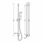 Tres zestaw natryskowy z przyłączem wody 06193102