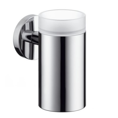 Hansgrohe Logis uchwyt ze szklanką do mycią zębów