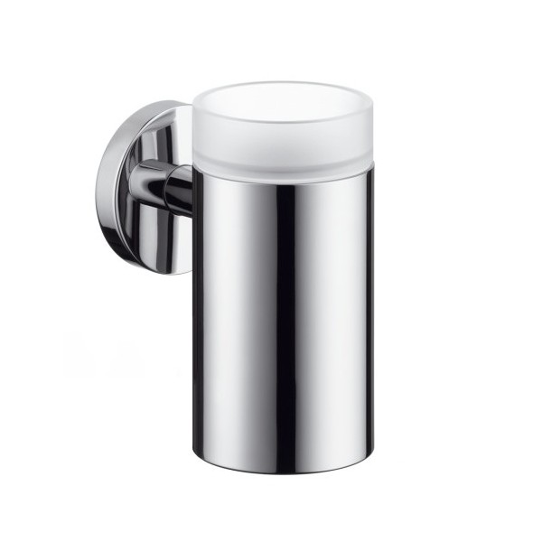 Hansgrohe Logis uchwyt ze szklanką do mycią zębów