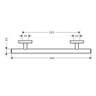 Hansgrohe Pura Vida uchwyt 300 mm