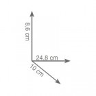 Gedy Hotel mydelniczka głeboka wisząca