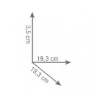 Gedy Hotel mydelniczka narożna wisząca