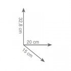 Gedy Hotel koszyczek narożny - podwójny